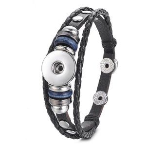 Black Snap Bracelet for Snap Jewelry